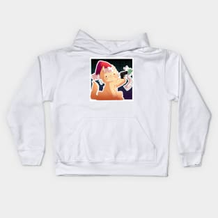 Meowy Christmas Kids Hoodie